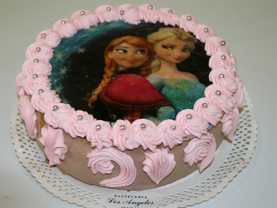 tarta personalizada frozen